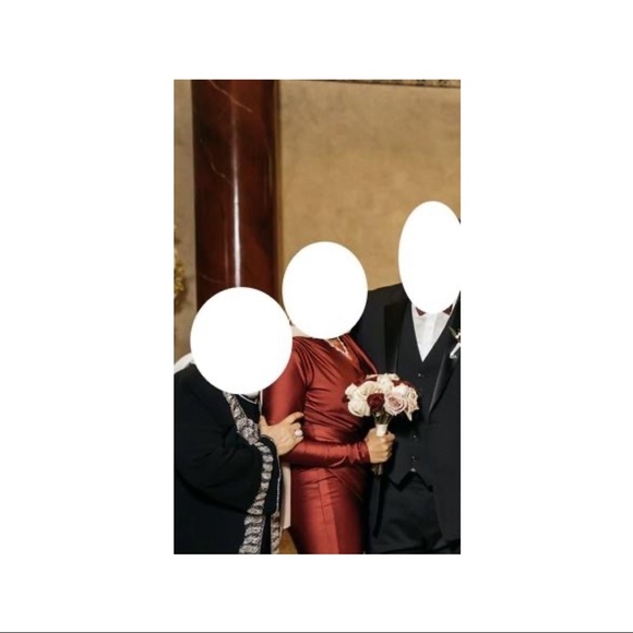 Jessica Angel 325 dress, size 10, burgundy - Picture 4 of 4